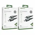 Кабель ACEFAST C10-03 USB-C to USB-C silicone braid charging data cable. Длина: 1,2м. Цвет: черный