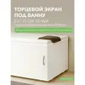 Торцевой экран под ванну Elit 75 см, белый
