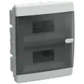 Корпус ЩРВ-П-18 UNION Compact IP41 черн. прозр. дверь пластик. IEK UIC-KP12-V-18-41-K01