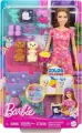 Кукла Mattel Barbie - Пижамная вечеринка Барби с собаками - Барби HXN01