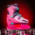 Коньки ледовые раздвижные CK-SK1109 Pink
