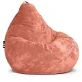 Кресло мешок груша GoodPoof Вельвет XXXL персик