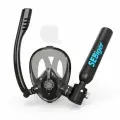 Баллон SEBIger 0,5 л с маской для подводного плавания, 5-10 минут работы под водой, съемный, простая установка