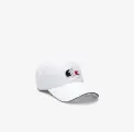 Бейсболка LACOSTE RK7648-20A Cap, цвет Белый, мягкий лоб.