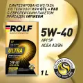 Моторное масло ROLF ULTRA SAE 5W-40 ACEA A3/B4 API SP, (металл), 1L