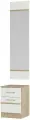 Тумба с зеркалом СЗ-01 «Сакура» (Дуб сонома/Белый) БТС