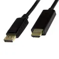 Кабель DisplayPort - HDMI 4K, 5 метров Однонаправленный (передача сигнала только из DP в HDMI)