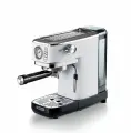 Кофеварка рожковая Ariete 1381 Espresso Slim Moderna, с капучинатором, белый
