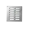 Решетка вентиляционная регулируемая 600х600мм, металлическая из оцинкованной стали, хром