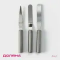 Набор лопаток-палеток кондитерских Доляна, 3 шт, 22 8 1,5 см