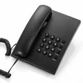 WS1107 Office Thone Desk Desk Landline Телефон Последний номер Redial с функцией Pause/Hold и Handsfree Operate (Black)