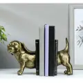 Держатели для книг Бронзовая собака набор 2 шт 15,5х21х11 см