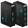 Переключатель на 2 устройства х 4 USB3.0, switch-свитчер KVM-5Gbps