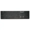 Gembird Проводная клавиатура KB-8460, 103кл+5 доп, 12Fn, ножничная, тихая, 1.5м, черная