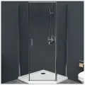 BelBagno Душевой уголок UNO-195-P-1-90-C-Cr, прозрачный, профиль хром