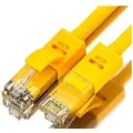 GCR Патч-корд прямой 40.0m UTP кат.5e, желтый, 24 AWG, литой, ethernet high speed 1 Гбит/с, RJ45, T568B