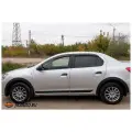 Накладки на колёсные арки Русская Артель, для Renault Logan 2018-, АБС-пластик, шагрень