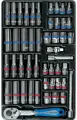 Набор торцевых головок 1/4 с принадлежностями, ложемент, 48 предметов KING TONY 9-2548CR