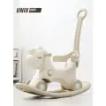 Качалка детская - лошадка UNIX Kids Dino Camel балансир беговел каталка с родительской ручкой 4 в 1, от 1 года
