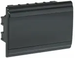 Ящик пластиковый IEK ЩРВ-П-12 встраиваемый чёрный