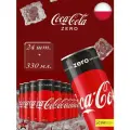 Газированный напиток Coca-Cola Zero (Европа), 0.33л. x 24 шт.