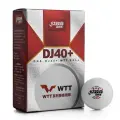 Мячи для настольного тенниса DHS 3star DJ40+ WTT ITTF белые 6 шт профессиональные мячи с предсказуемым отскоком и высокой прочностью