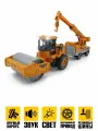 Машинка дорожный каток с прицепом авто кран световые и звуковые эффекты