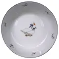 Салатник thun palace гуси 28см 3л фарфор