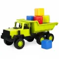 Самосвал Таежный с набором кубиков, 47x18x19 см