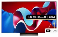 Телевизор LG evo C4 OLED55C44LA 2024, диагональ 55, OLED, 4K Smart TV, webOS 24, Wi-Fi, Bluetooth, LG ThinQ