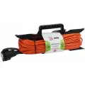 Удлинитель-шнур ЭРА UFx-1-2x1.0-40m-IP44, 1 розетка, б/з, 10А / 2200 Вт 1 40 м 1 кв. мм 170 мм 100 мм оранжевый