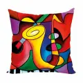 Подушка декоративная Саксофон Пикассо 40х40 велюр