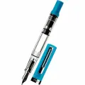 Перьевая ручка TWSBI ECO Cerulean Blue голубая со встроенным конвертером и пером EF (M2532240)