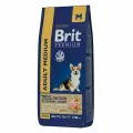 BRIT (Брит) Premium Dog Adult Medium Корм сух. д/взрослых собак средних пород с курицей 15 кг