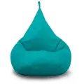 Кресло-мешок FENJOYS груша размер XL, бирюзовый, материал велюр