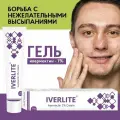 Крем иверлайт о розацеа и демодекоза для всех типов кожи, 30 гр