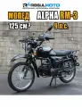 Мопед Regulmoto Alpha RM-3, 49,5сс (125), цвет Черный, 102362-3