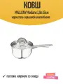 Ковш MALLONY Mediano 1,9л 16см нерж. сталь с крышкой шкала объема