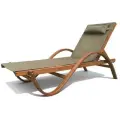 Шезлонг-лежак из сибирской лиственницы AFM-511 Olive, Afina арт. AFM-511B