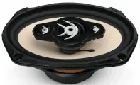Колонки автомобильные Soundmax SM-CSA694 120Вт 4Ом 6x9 (15x23 см) коаксиальные четырёхполосные