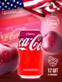 Газированный напиток Coca-Cola Cherry, США, 0.355 л, 12 шт.