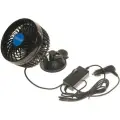 Вентилятор Mitchell 12 см, 12V, 4W, диммер, на вакуумной присоске, с регулируемыми углами обдува, black/blue