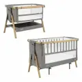 Tutti Bambini Кровать-трансформер приставная CoZee XL 120*60 см Oak/Charcoal