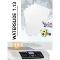 Бумага Waterslide 1.13 (А4, 10 листов, прозрачное покрытие 15 мкм для лазерных принтеров)
