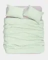 Набор наволочек из вареного хлопка 70х70 см, цвет светло-зеленый, 2 шт
