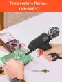 80W цифровой автоматический оловянный пистолет 180 - 520C регулируемый паяльник