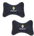37780 Комплект подушек на подголовник из алькантары с логотипом RENAULT, 2шт
