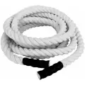 Канат для перетягивания хлопковый диаметр 30 мм длина 6 метров, белый