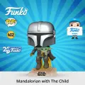 Фигурка Funko Bobble Mandalorian Star Wars, ПВХ, высота 11 см