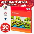 Пластилин ГАММА Мультики 30 цветов (210119_04), разноцветный, 30 цв., 600 г